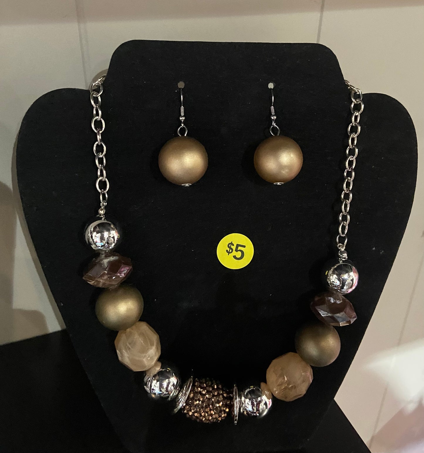 Necklace with Earrings with matching Bracelet